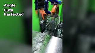 पाउडर कोर गोलाकार रिंगों की सटीक कोणीय निर्बाध कटिंग